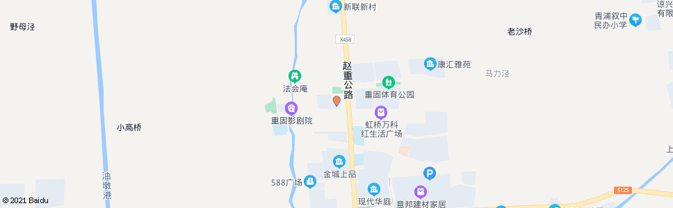 上海重固菜场(招呼站)_公交站地图_上海公交_妙搜公交查询2024