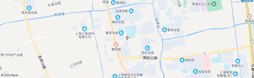 上海繁荣路周康路_公交站地图_上海公交_妙搜公交查询2024