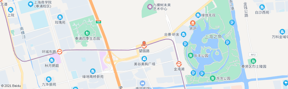 上海航南公路望园路_公交站地图_上海公交_妙搜公交查询2024