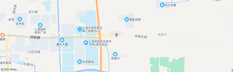 上海拱极东路曲幽路_公交站地图_上海公交_妙搜公交查询2024