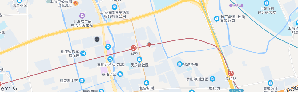 上海御水路御桥路_公交站地图_上海公交_妙搜公交查询2024
