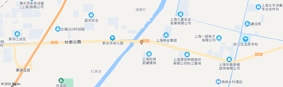 上海茹塘公路叶新公路_公交站地图_上海公交_妙搜公交查询2024