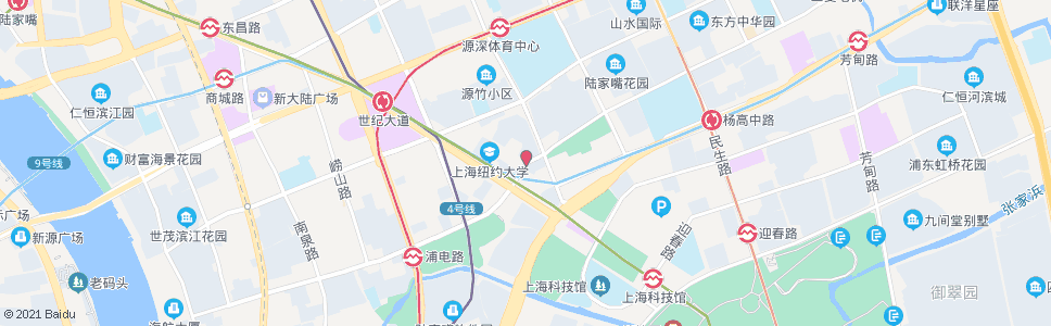 上海浦电路松林路_公交站地图_上海公交_妙搜公交查询2024
