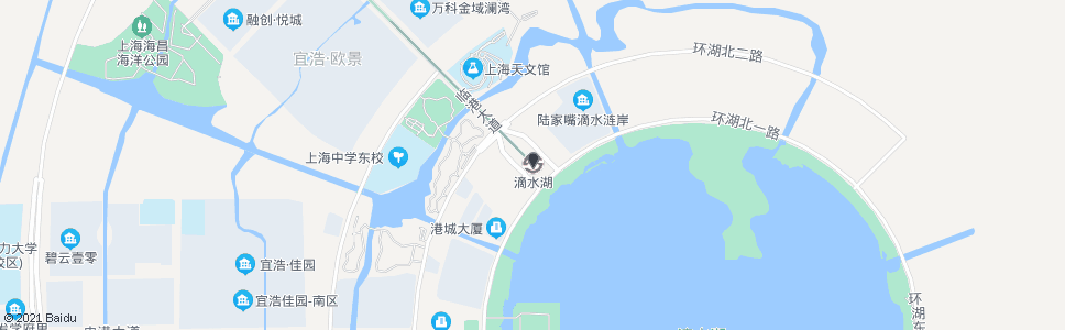 上海滴水湖站_公交站地图_上海公交_妙搜公交查询2024