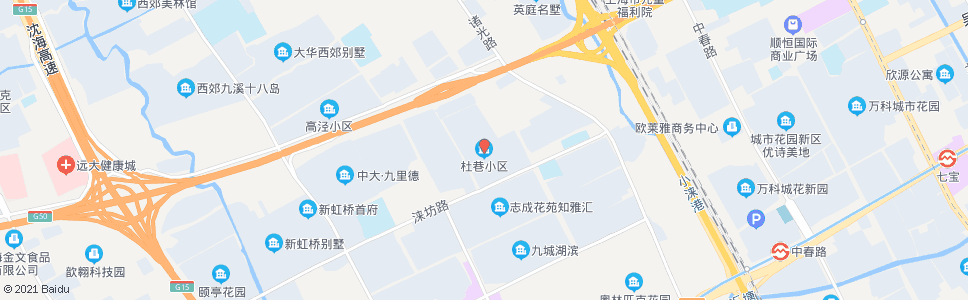 上海杜巷小区(招呼站)_公交站地图_上海公交_妙搜公交查询2024