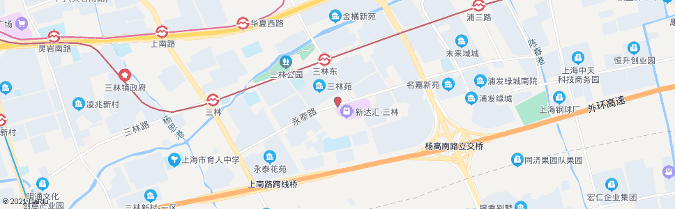 上海泰环路永泰路_公交站地图_上海公交_妙搜公交查询2024