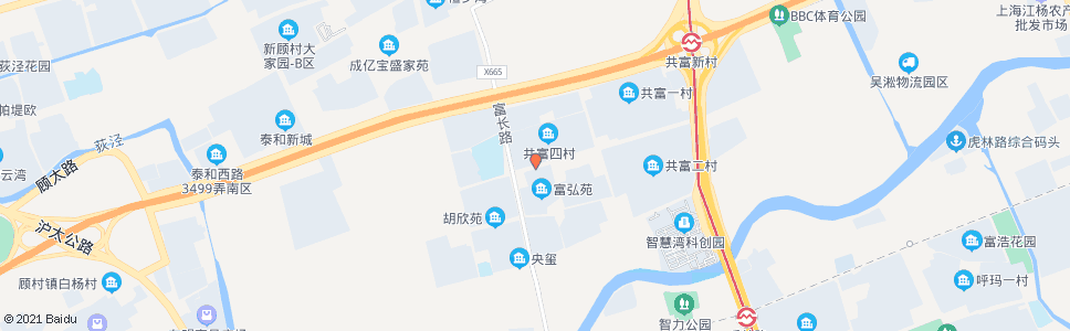 上海共富路富长路_公交站地图_上海公交_妙搜公交查询2024