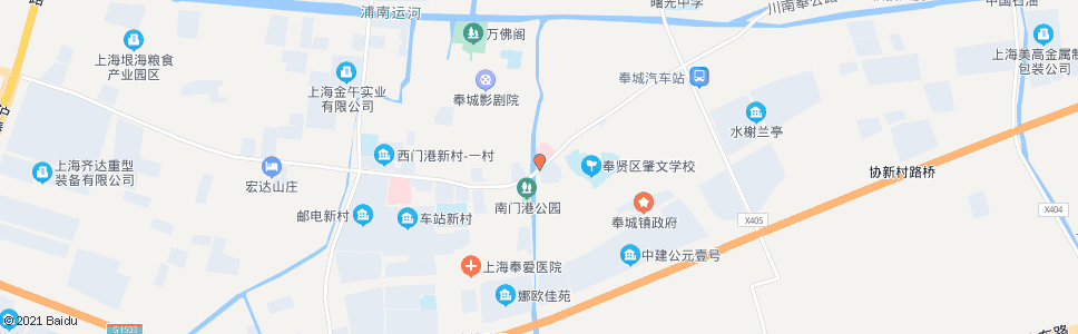 上海奉城中学(招呼站)_公交站地图_上海公交_妙搜公交查询2024