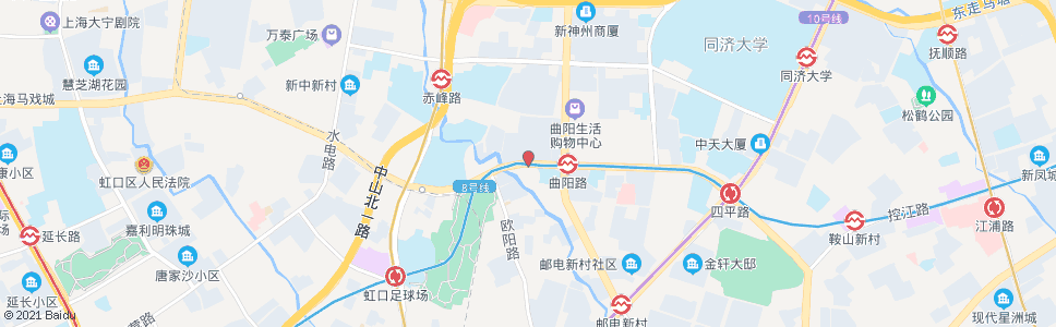 上海大连西路曲阳路_公交站地图_上海公交_妙搜公交查询2024