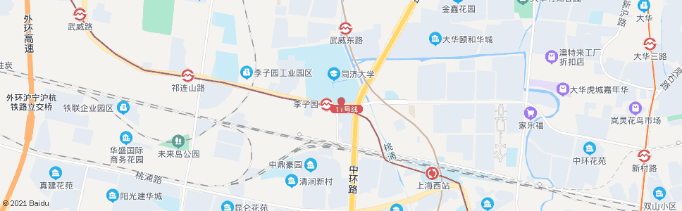 上海真南路真北路_公交站地图_上海公交_妙搜公交查询2024