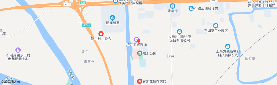 上海塔汇_公交站地图_上海公交_妙搜公交查询2024