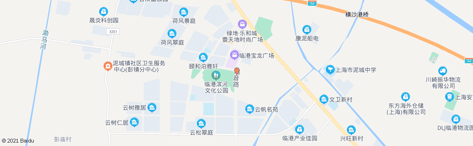 上海鸿音路彭平路(文化中心)_公交站地图_上海公交_妙搜公交查询2024