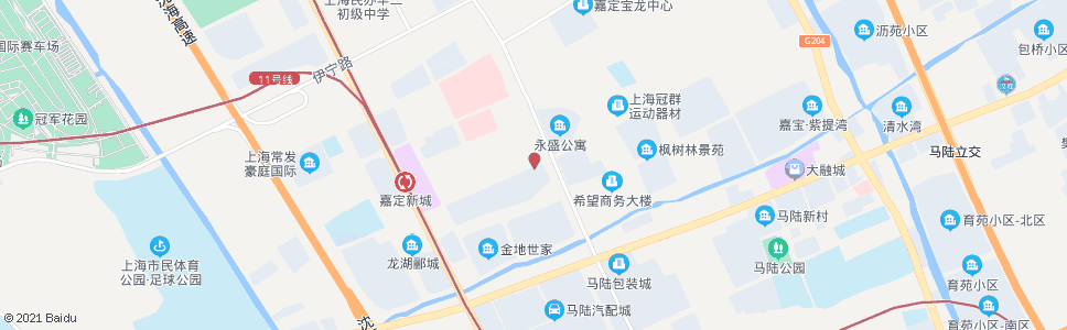 上海双单路永盛路_公交站地图_上海公交_妙搜公交查询2024