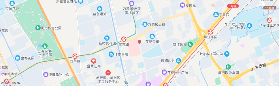 上海顾戴路万源路_公交站地图_上海公交_妙搜公交查询2024