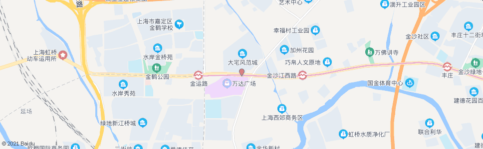 上海金沙江西路华江路_公交站地图_上海公交_妙搜公交查询2024