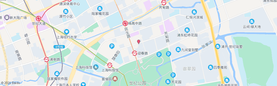 上海迎春路民生路_公交站地图_上海公交_妙搜公交查询2024