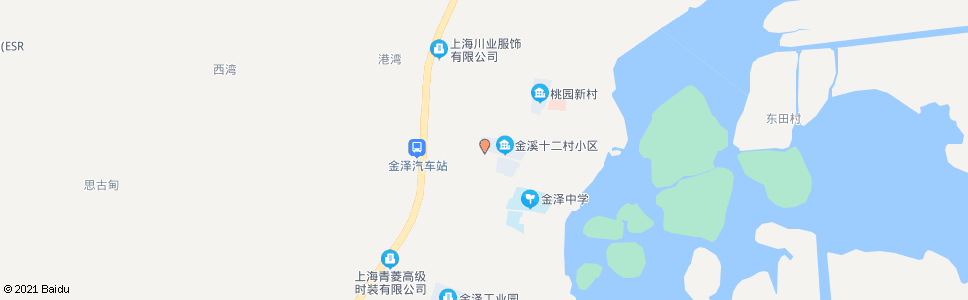 上海金溪路金中路(金溪路镇政府)_公交站地图_上海公交_妙搜公交查询2024