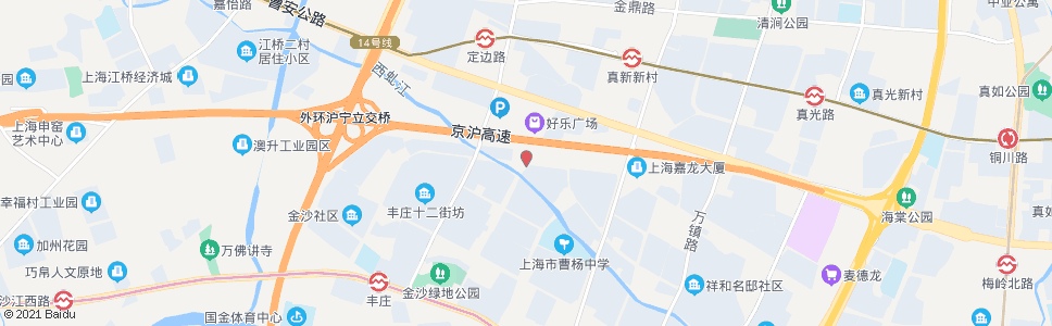 上海丰庄北路丰庄路_公交站地图_上海公交_妙搜公交查询2024