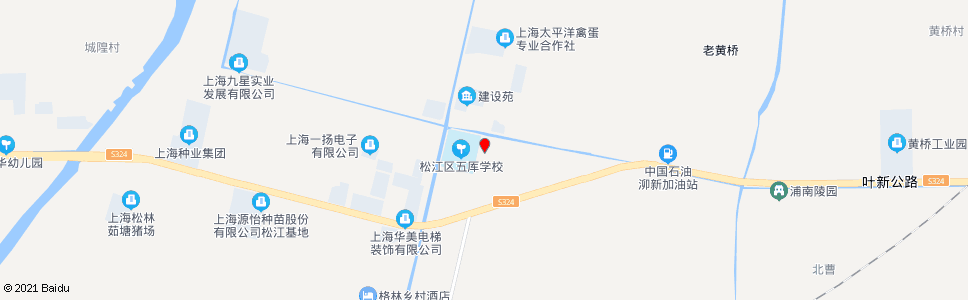 上海五厍_公交站地图_上海公交_妙搜公交查询2024