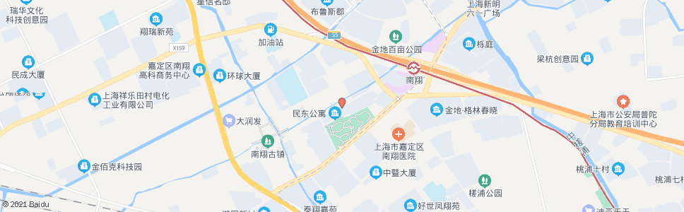 上海民主东街真南路_公交站地图_上海公交_妙搜公交查询2024