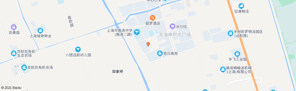 上海施湾二路航城七路_公交站地图_上海公交_妙搜公交查询2024