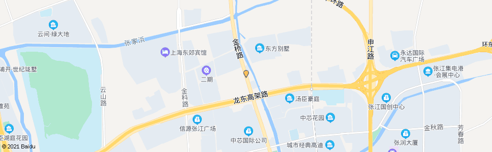 上海金桥路龙东大道_公交站地图_上海公交_妙搜公交查询2024