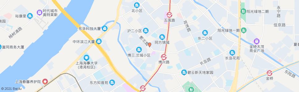 上海博兴路柳埠路_公交站地图_上海公交_妙搜公交查询2024