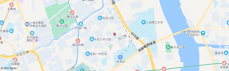 上海长白路图们路_公交站地图_上海公交_妙搜公交查询2024