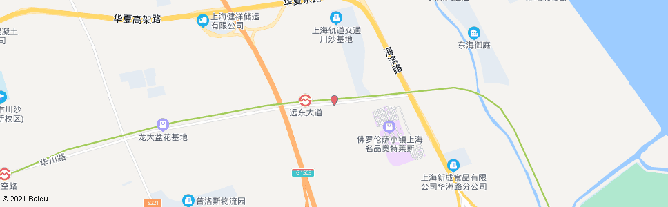 上海华洲路森林村_公交站地图_上海公交_妙搜公交查询2024
