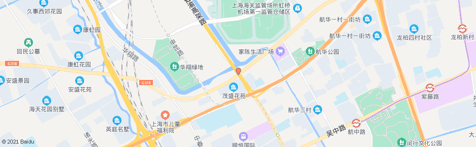 上海沪青平公路七莘路_公交站地图_上海公交_妙搜公交查询2024