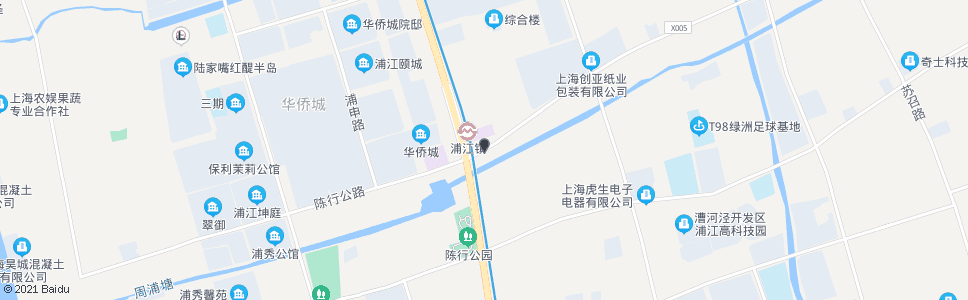 上海陈行公路浦星公路_公交站地图_上海公交_妙搜公交查询2024