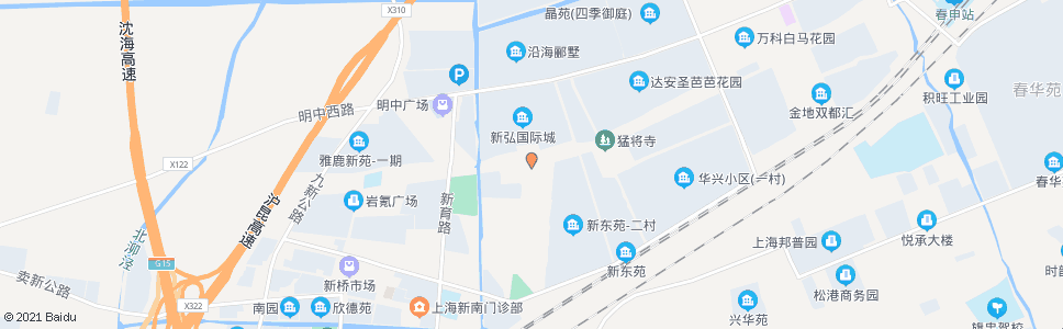 上海新东苑一期_公交站地图_上海公交_妙搜公交查询2024