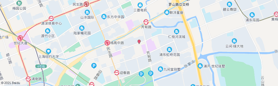 上海丁香路金松路_公交站地图_上海公交_妙搜公交查询2024