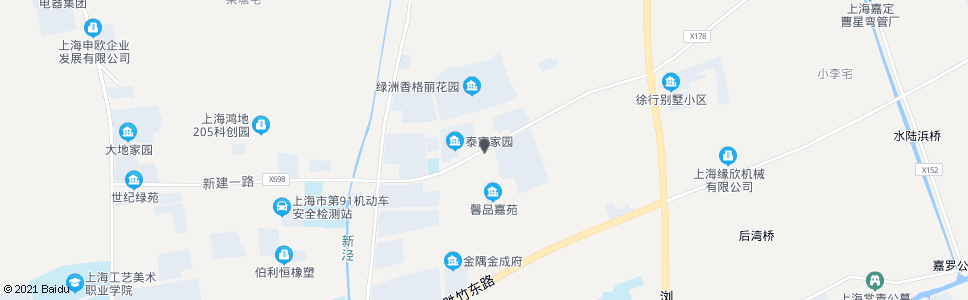 上海新建一路启源路_公交站地图_上海公交_妙搜公交查询2024