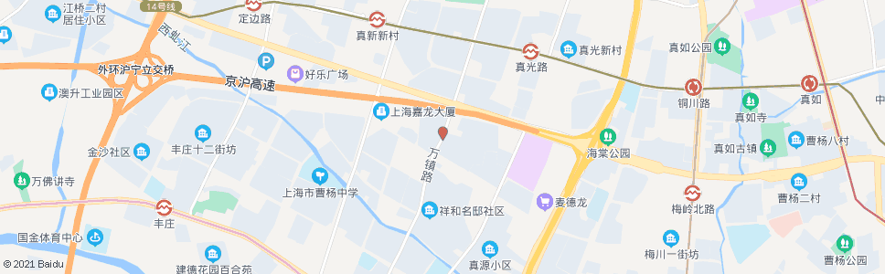 上海万镇路梅川路_公交站地图_上海公交_妙搜公交查询2024