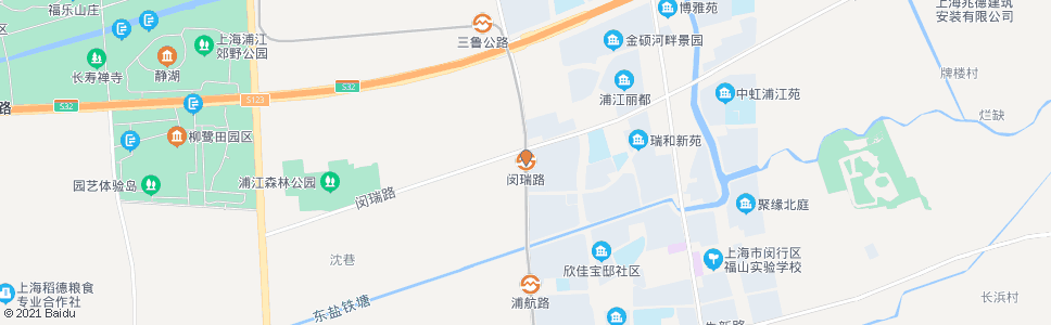 上海江航路闵瑞路_公交站地图_上海公交_妙搜公交查询2024