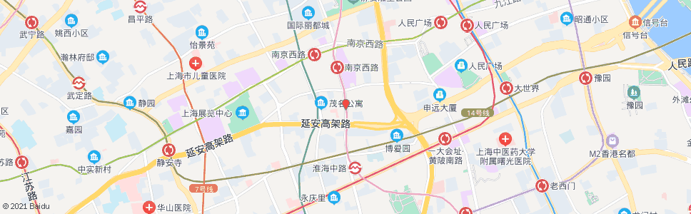 上海石门一路(下客站)_公交站地图_上海公交_妙搜公交查询2024