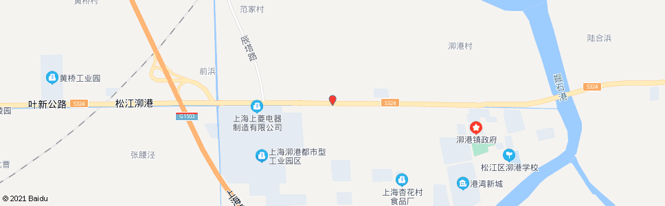上海叶新公路泖唐公路_公交站地图_上海公交_妙搜公交查询2024