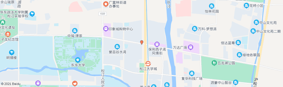上海广富林路嘉松公路_公交站地图_上海公交_妙搜公交查询2024