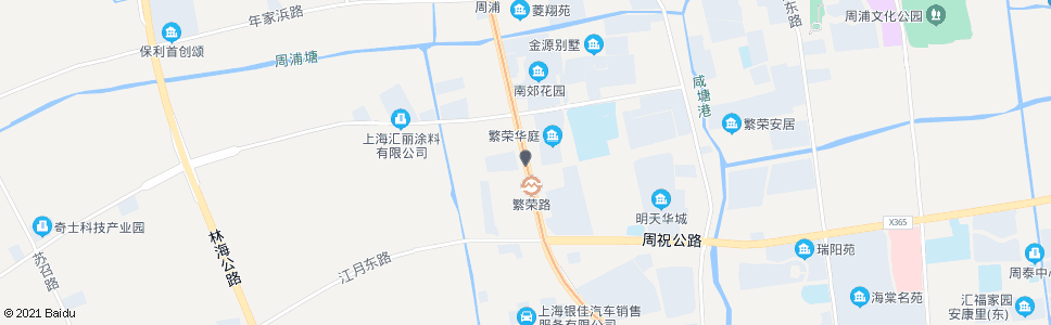 上海繁荣路沪南公路_公交站地图_上海公交_妙搜公交查询2024