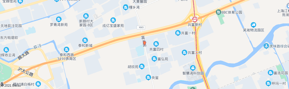 上海富长路泰和西路_公交站地图_上海公交_妙搜公交查询2024