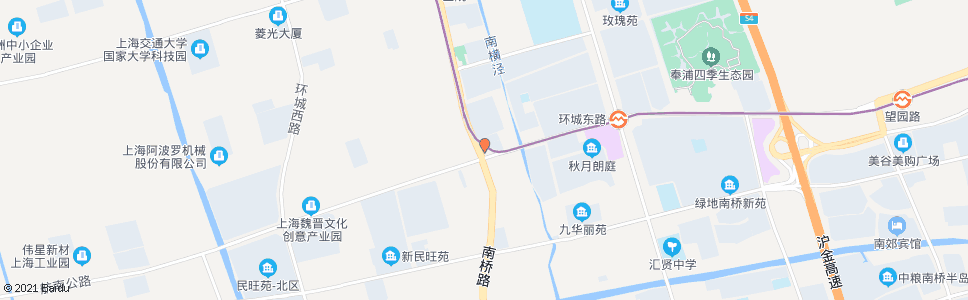 上海沪杭公路团南公路(江海加油站)_公交站地图_上海公交_妙搜公交查询2024