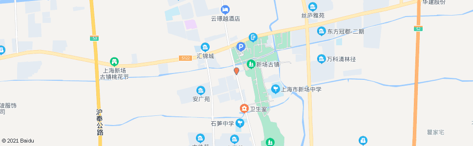 上海新奉公路牌楼路_公交站地图_上海公交_妙搜公交查询2024