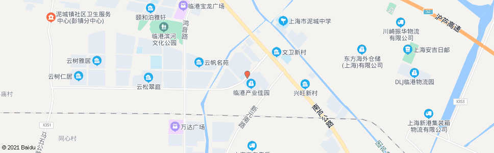 上海彭平路泥城路_公交站地图_上海公交_妙搜公交查询2024