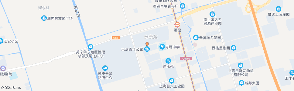 上海乐康苑_公交站地图_上海公交_妙搜公交查询2024