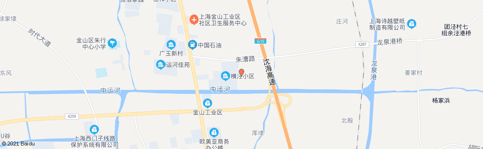 上海运河村_公交站地图_上海公交_妙搜公交查询2024