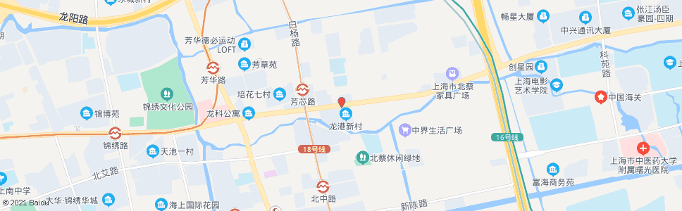 上海高科西路莲溪路_公交站地图_上海公交_妙搜公交查询2024