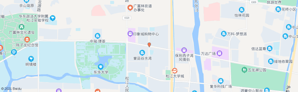 上海广富林路龙马路_公交站地图_上海公交_妙搜公交查询2024