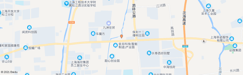 上海张泾路莘砖公路_公交站地图_上海公交_妙搜公交查询2024