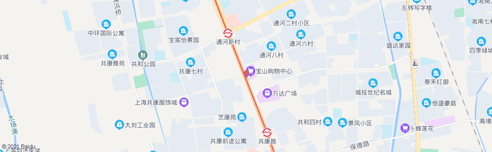 上海共和新路共江路_公交站地图_上海公交_妙搜公交查询2024